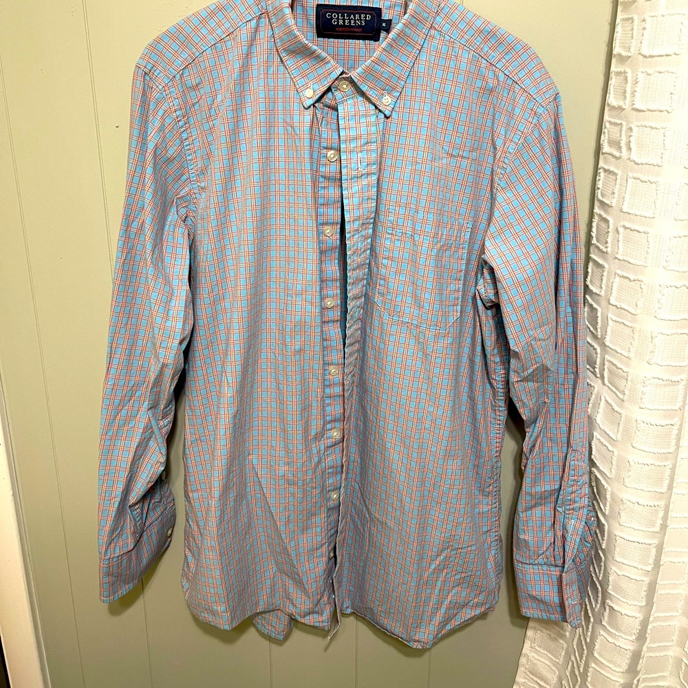 Collared Greens Button Up - image 1